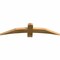Ekena Millwork Bellingham Rough Sawn Timber Gable Bracket, Western Red Cedar, 48"W x 12"H x 2"D x 4"F, 6/12 Pitch GBW048X12X0204BEL00RWR - alternate 5